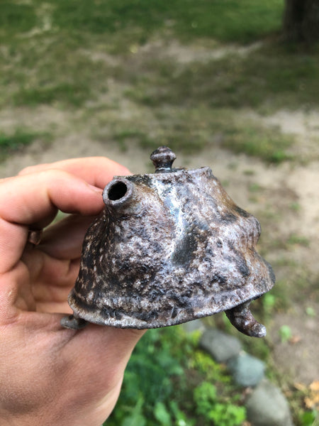 Wood Fired “Walking Hill” Teapot, ~50ml